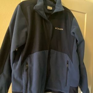 Men’s Blue Columbia Fleece Jacket